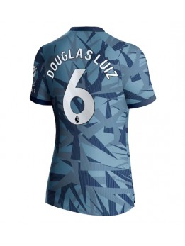 Aston Villa Douglas Luiz #6 Ausweichtrikot für Frauen 2023-24 Kurzarm